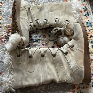 Waterproof/ long boats/ leather